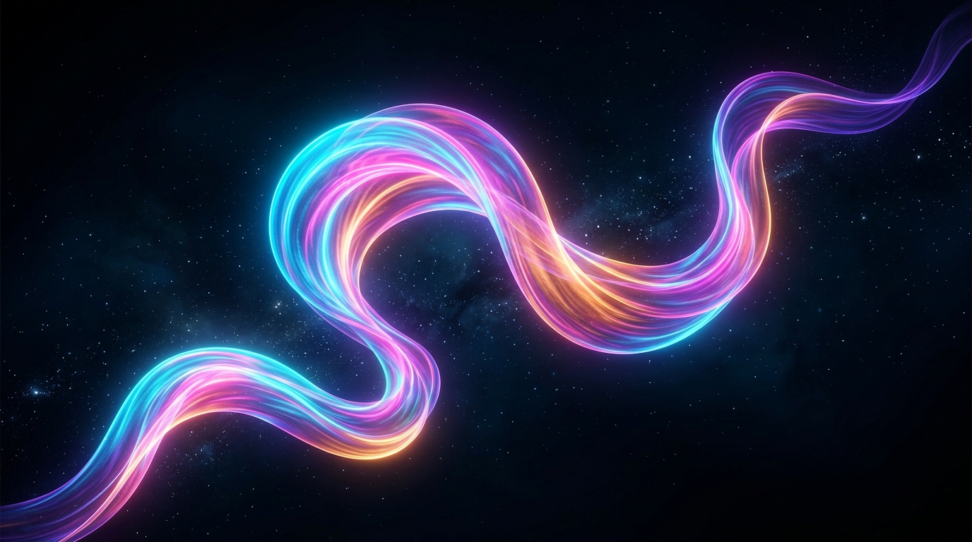 Vibrant Radiant Ribbon
